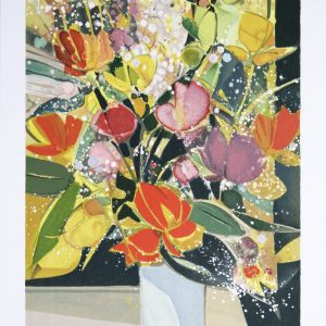 HILAIRE - Bouquet au vase blanc