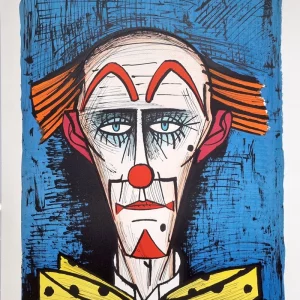 BUFFET - Clown Fond Bleu