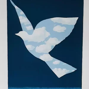 MAGRITTE - Lithographie - L'oiseau de ciel