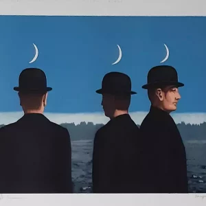 MAGRITTE - Lithographie - Le Chef-d'œuvre ou les Mystères de l'Horizon