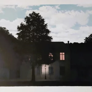 MAGRITTE - Lithographie - L'empire des lumières