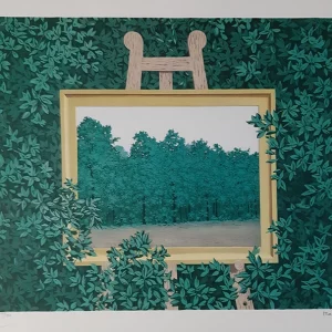 MAGRITTE - Lithographie - La cascade