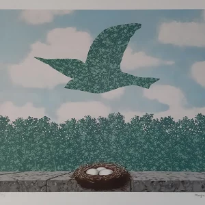 MAGRITTE - Lithographie - Le printemps