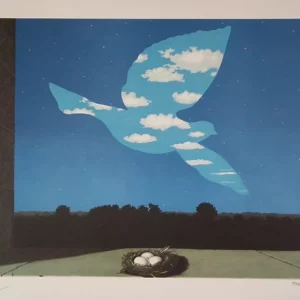 MAGRITTE - Lithographie - Le retour