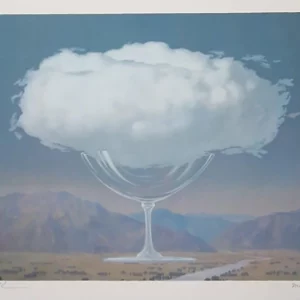 MAGRITTE - Lithographie - La corde Sensible