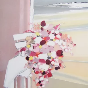 LANGLOIS - Lithographie - DE FLEURS EN FALAISE